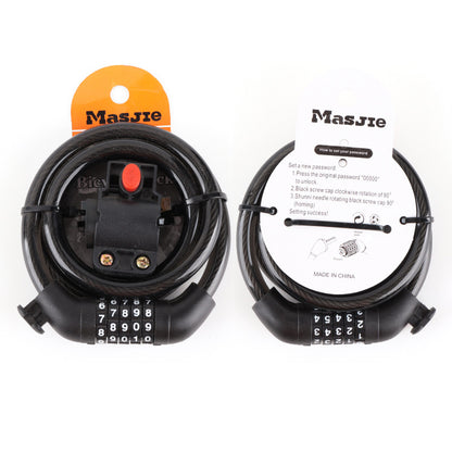 Kukirin 5 Dial-Up Combination Cable Bike Lock, 1.2m X 12mm Kukirin