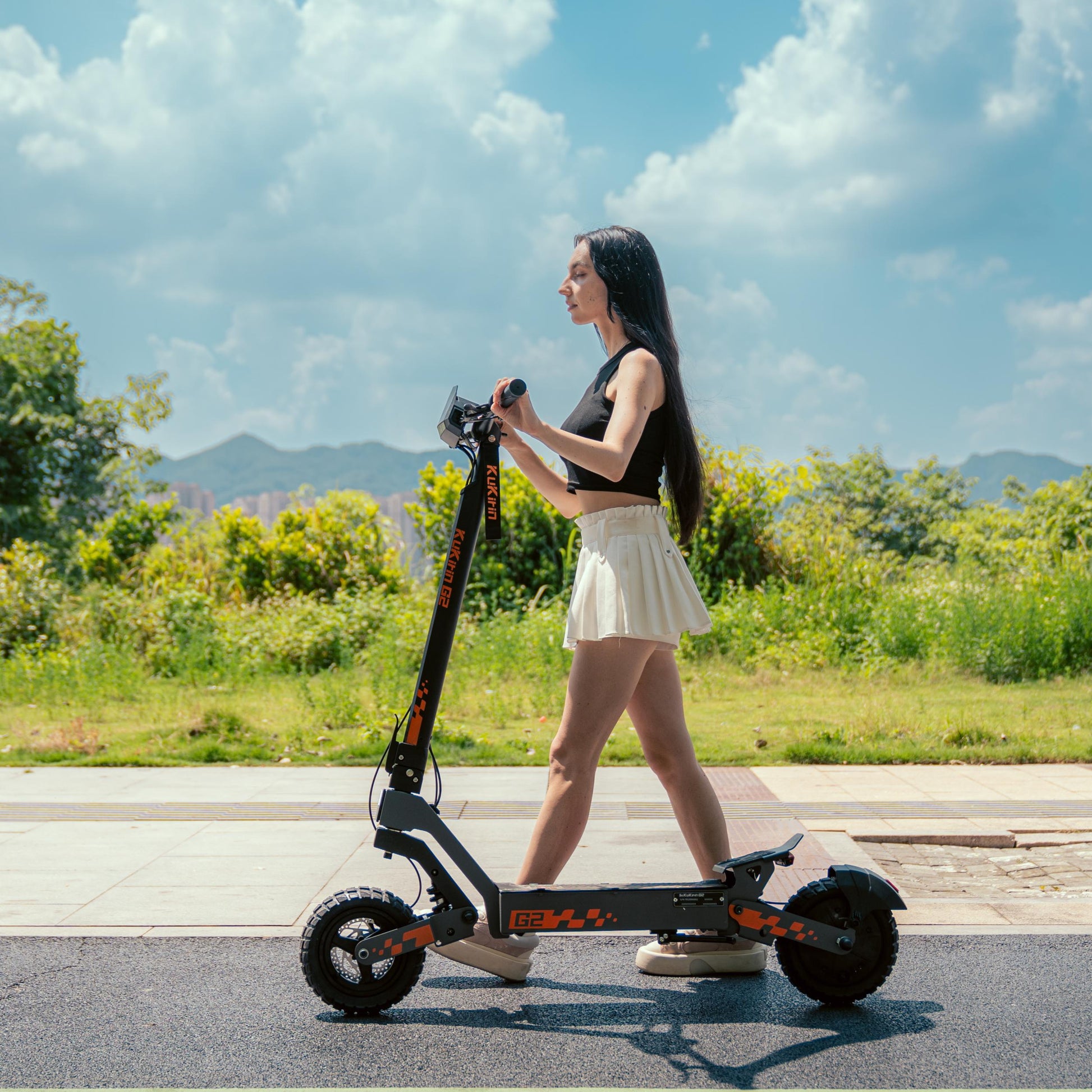 KuKirin G2 48V 15.6Ah Powerful Battey, 800W Motor Electric Scooter Kukirin